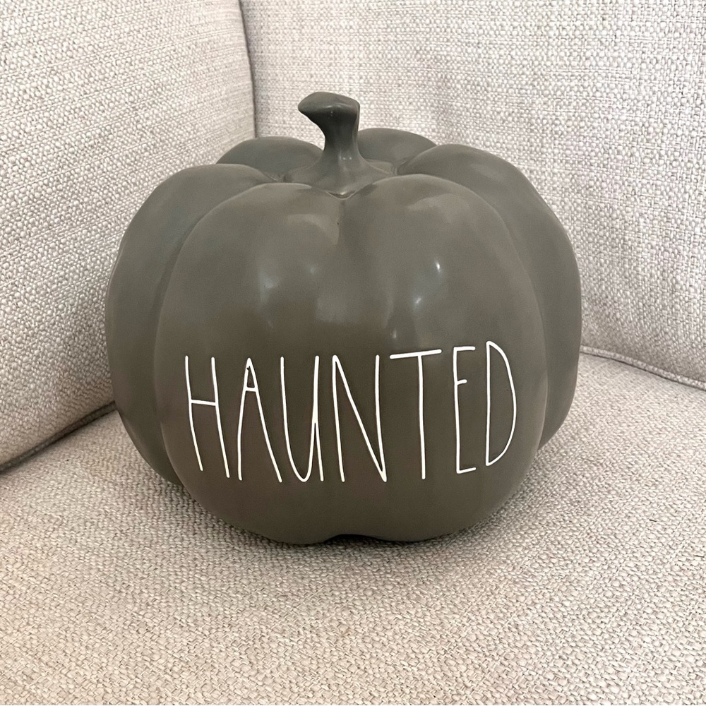Rae Dunn LARGE Haunted Pumpkin 🎃